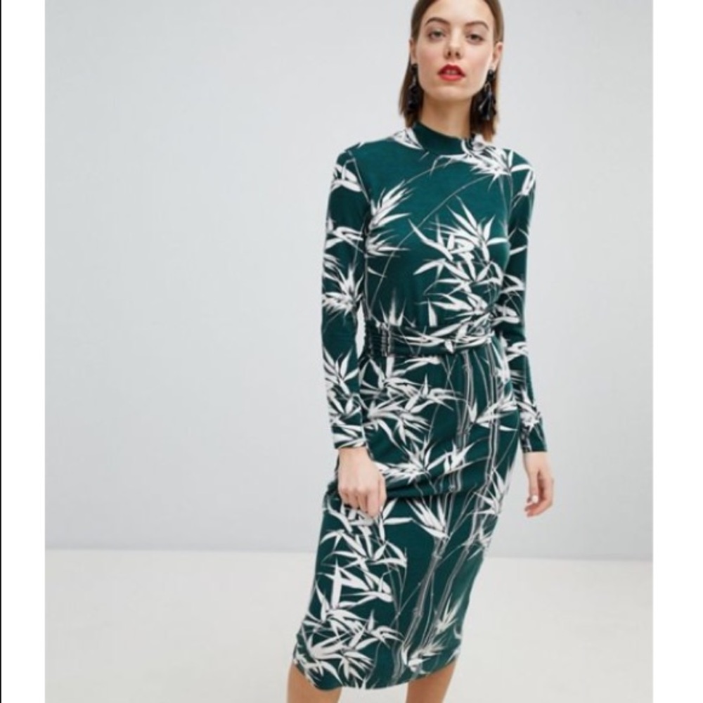 A beautiful print dress